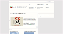 Desktop Screenshot of parlaitaliano.net
